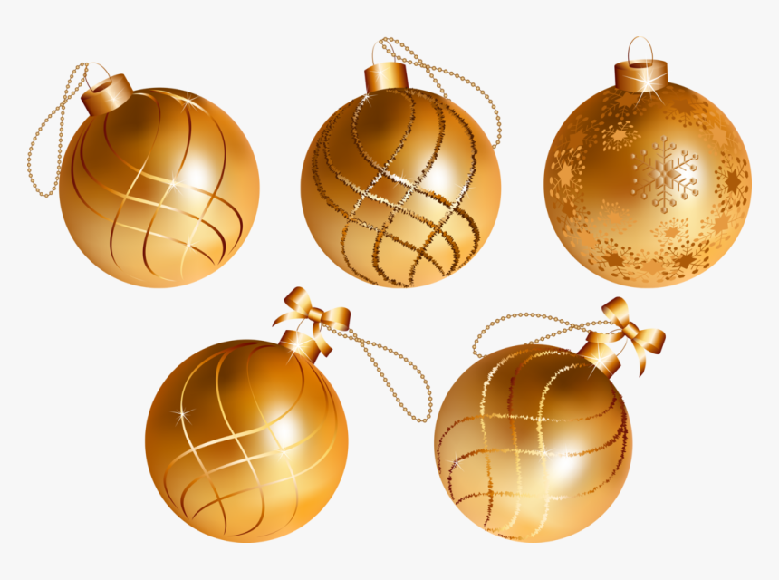 Thumb Image - Bola Navidad Dorada Png, Transparent Png