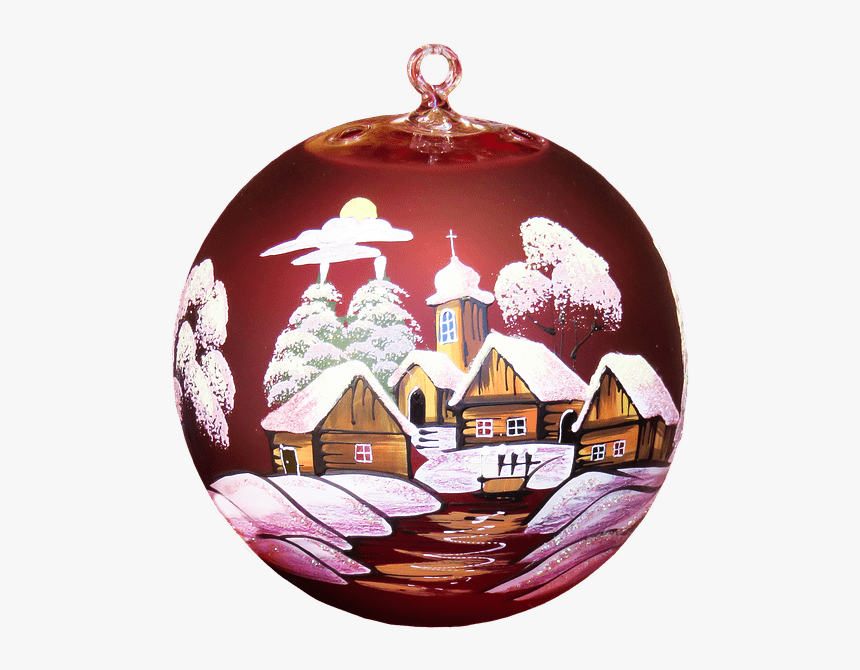 Xmas Ball Purple - Addobbi Natalizi Png, Transparent Png
