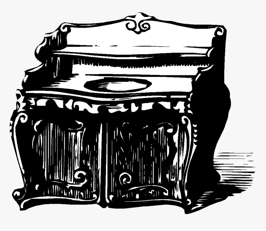 Old Desk Clip Art, HD Png Download