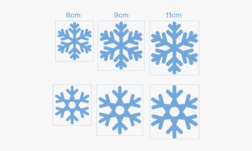 Imagen De Producto - Snowflake Template, HD Png Download