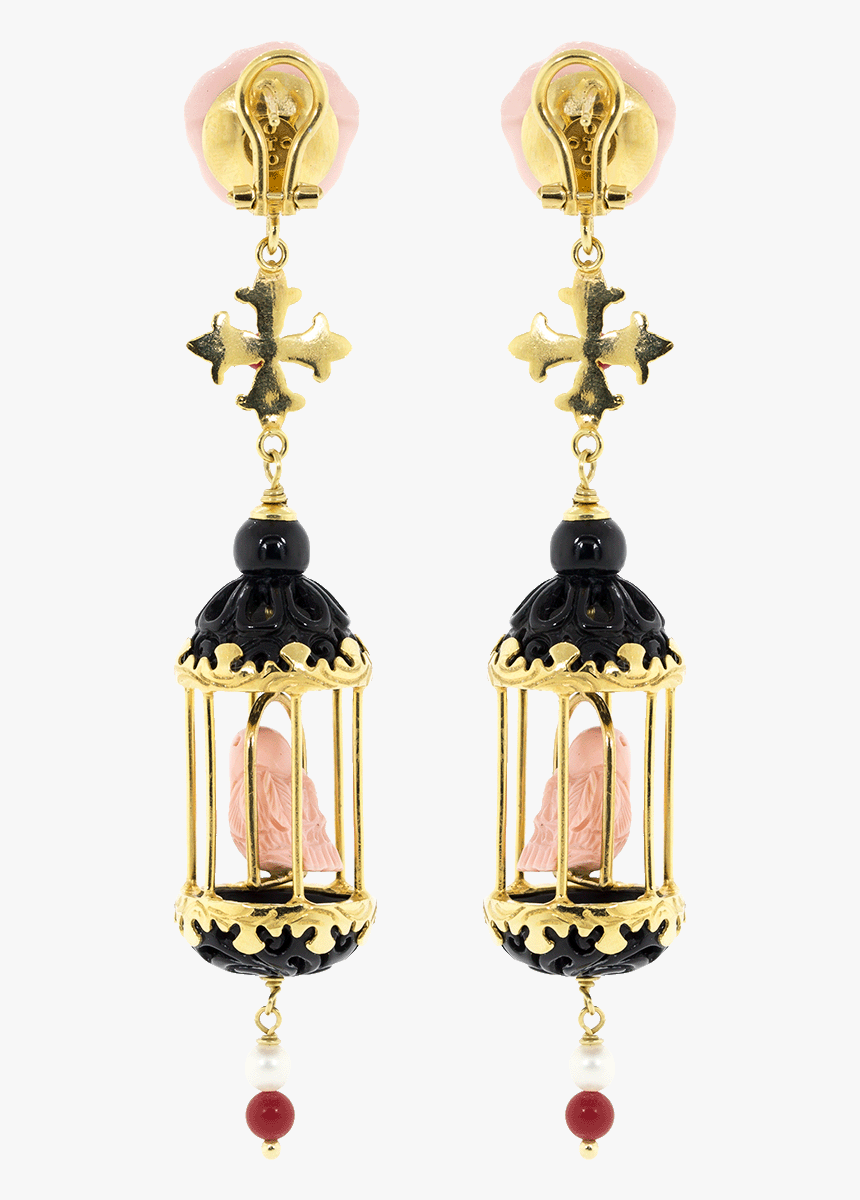 Bird Cage Earrings, HD Png Download