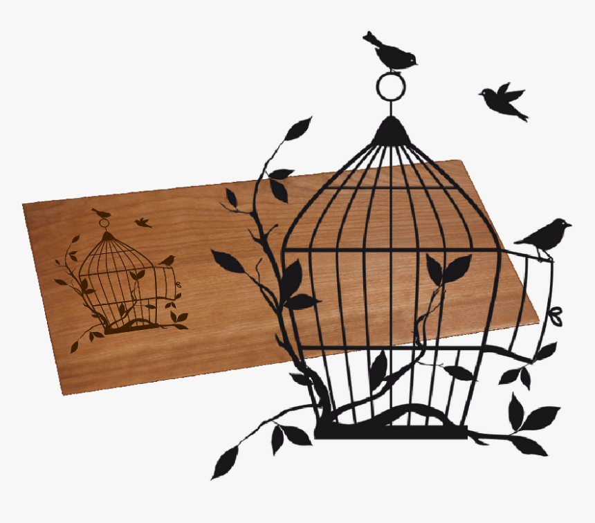 Hanging Bird Cage Vector, HD Png Download