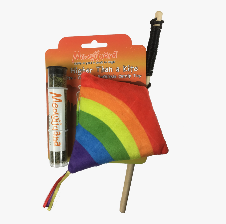 Meowijuana Get Higher Than A Kite Refillable Toy 
 - Catnip, HD Png Download