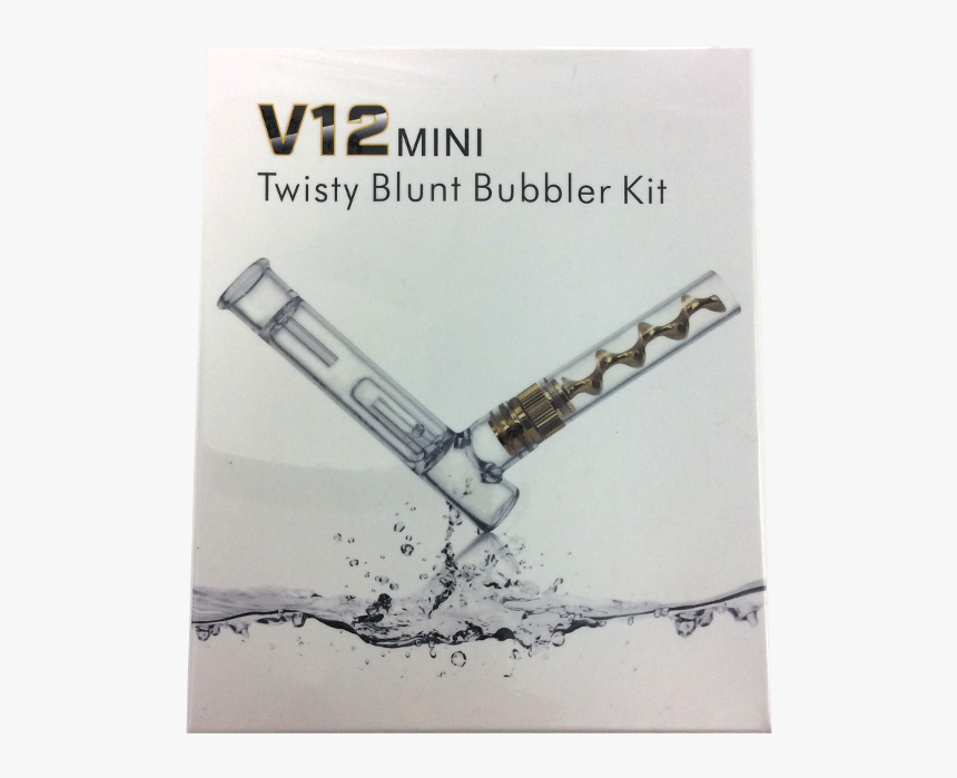 V12 Mini Twisty Blunt Bubbler - Hw Mini Twisty Blunt Bubbler Kit, HD Png Download