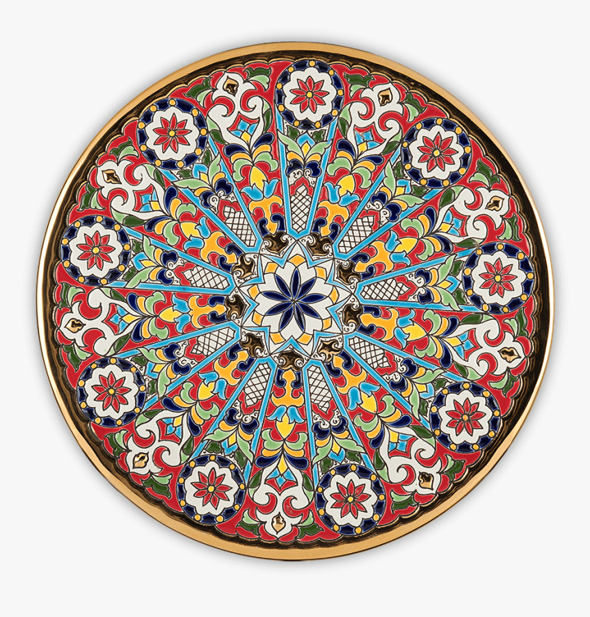 Multihued Floral Decorative - Circle, HD Png Download