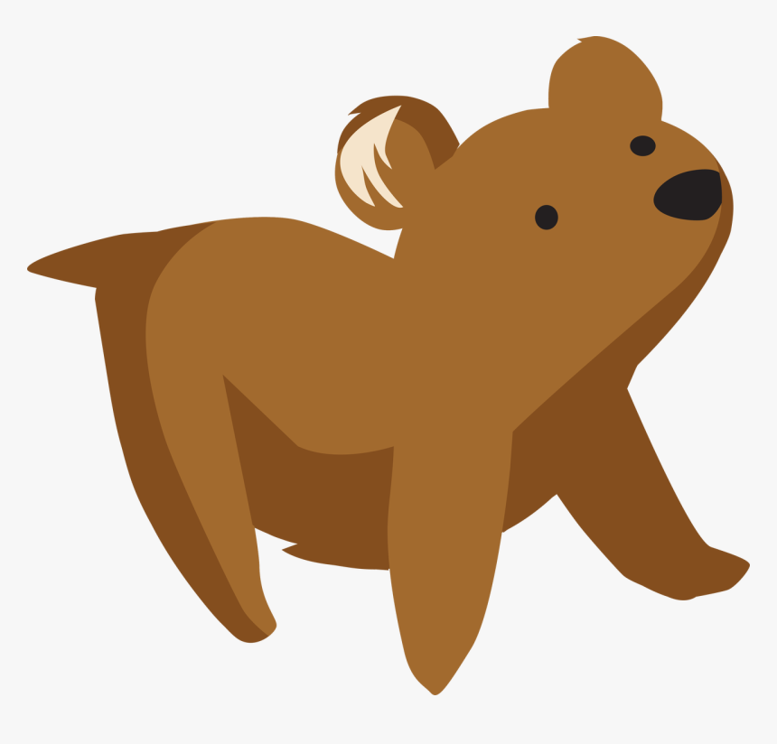 Baby Bear Svg Cut File - Brown Bear, HD Png Download