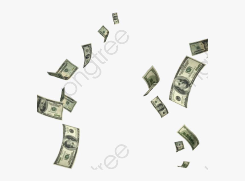 Transparent Dollars Clipart - Money Falling Png, Png Download