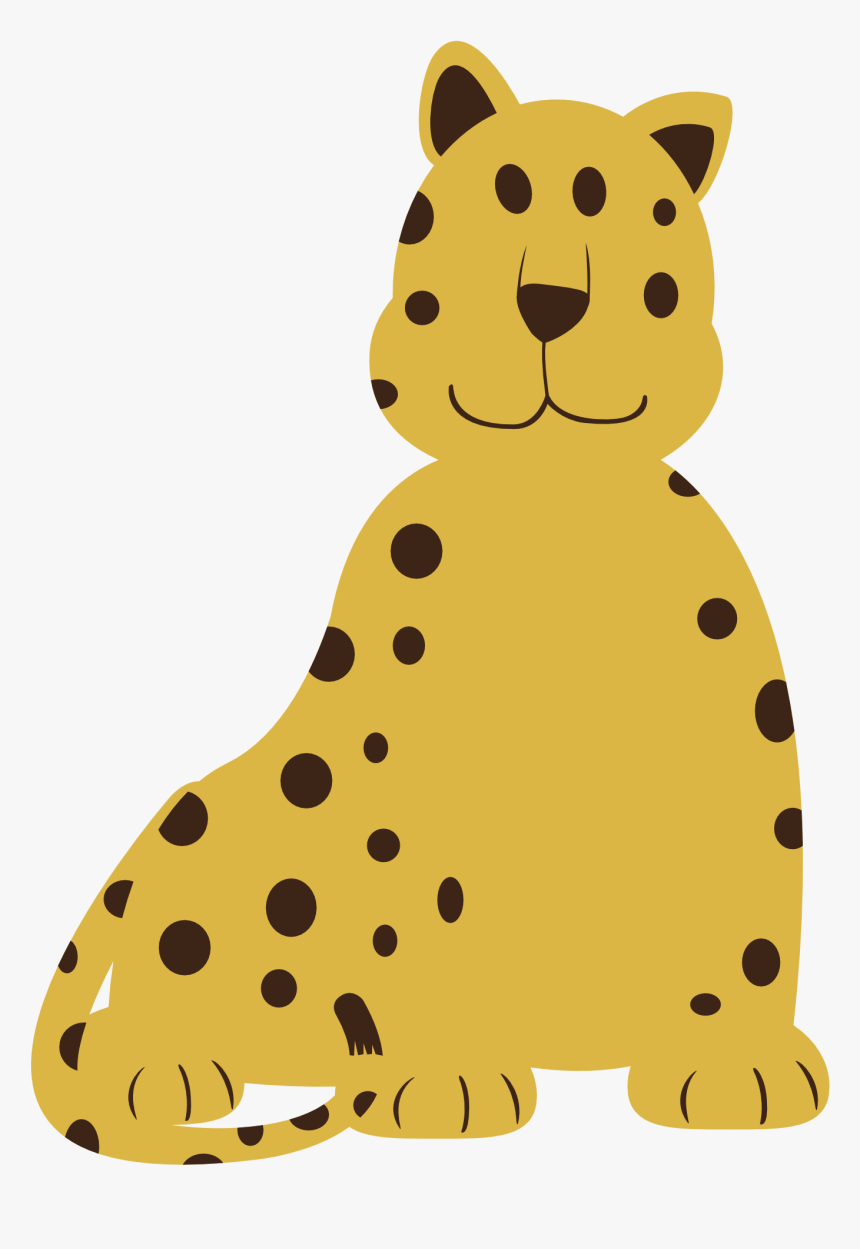 Colorful Animal Leopard Geometry 1969px - Animales Tiernos En Caricatura, HD Png Download