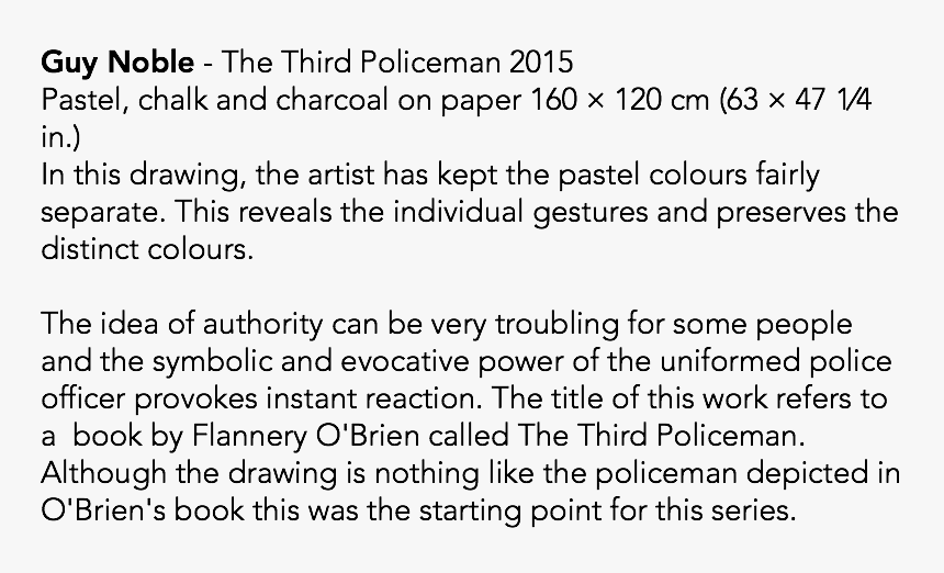 The Third Policeman 2015 Pastel, Chalk And Charcoal - Pronto Mas Olas Lo Alejaron Y Se Perdio En La Distancia, HD Png Download