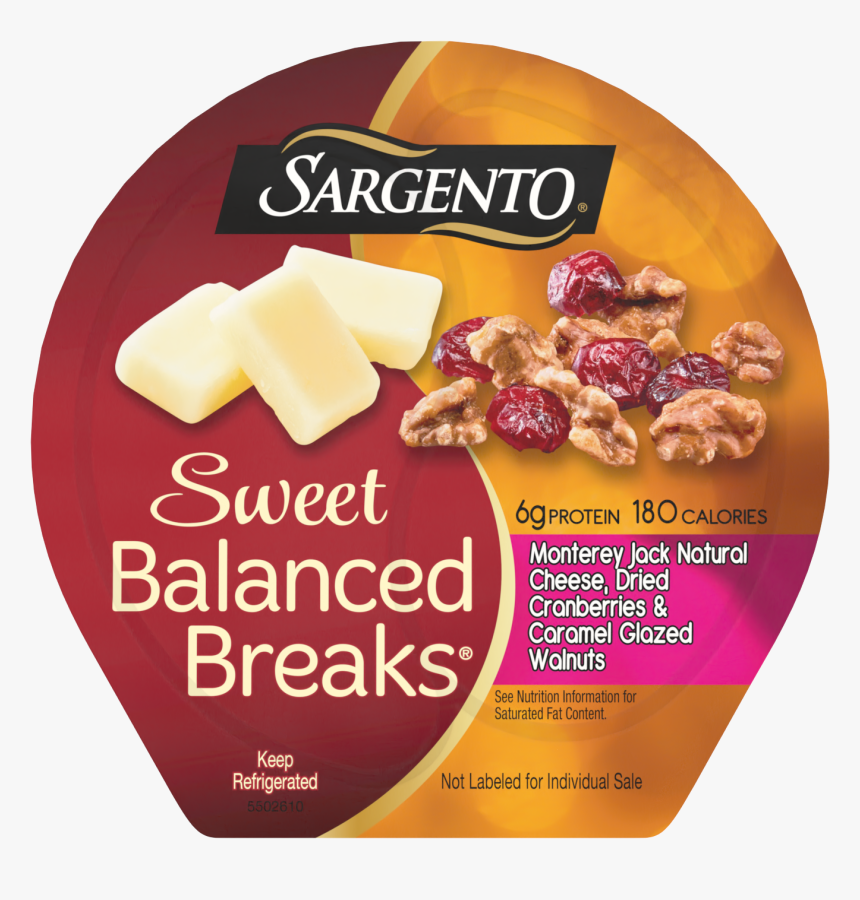 Sargento® Sweet Balanced Breaks® Monterey Jack Natural - Sargento Sweet Balanced Breaks, HD Png Download