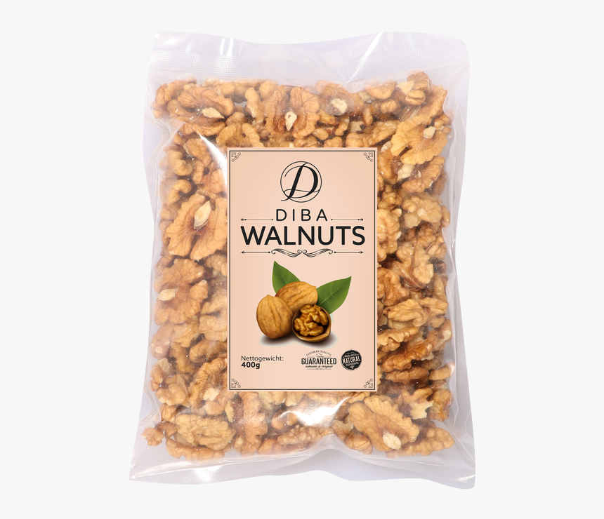 Diba Walnut Kernels 400g - Cashew, HD Png Download