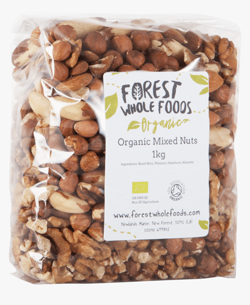 Organic Mixed Nuts 1kg - Organic Mixed Nuts, HD Png Download