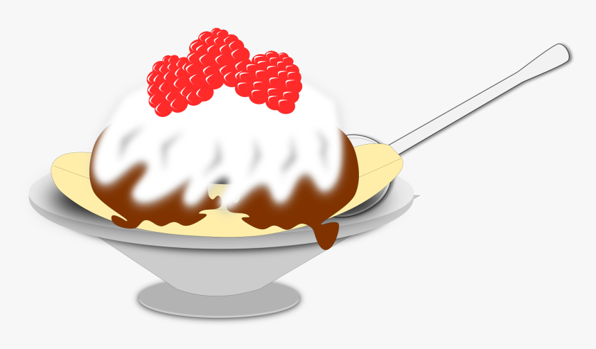 Sundae Big Image Png - Public Domain Royalty Free Clipart Images Dessert Cream, Transparent Png