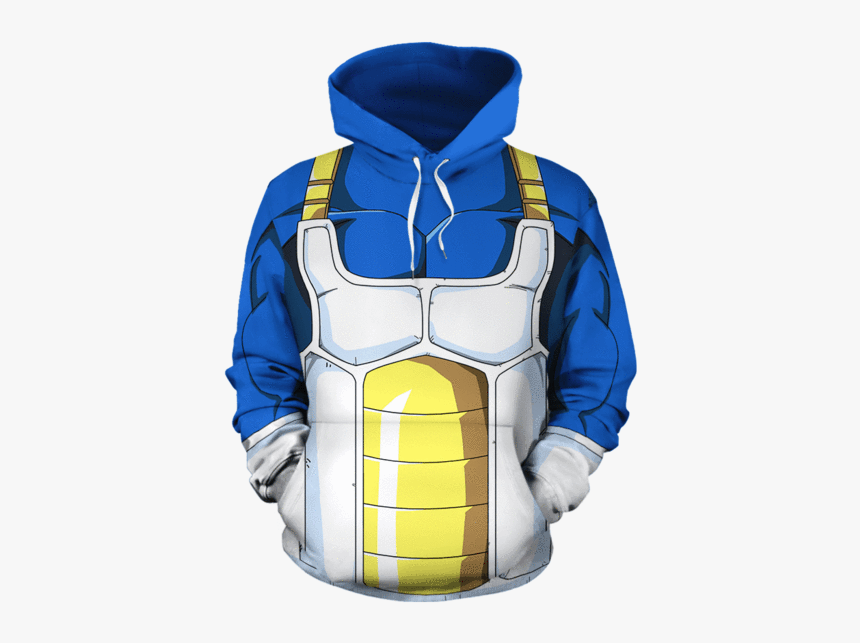 Dragon Ball Z Saiyan Armor Hoodie, HD Png Download