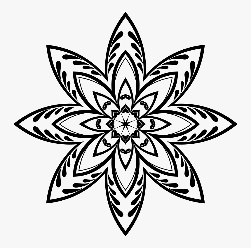 Flower Star, HD Png Download