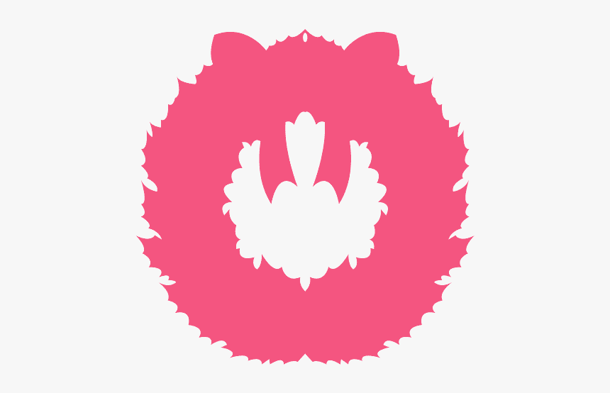 Ghirlanda Di Natale Silhouette, HD Png Download