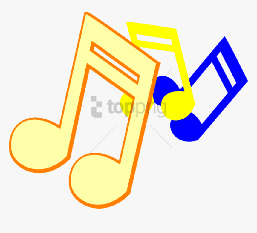 Free Png Colorful Music Note Png Png Image With Transparent - Music Notes Clip Art, Png Download