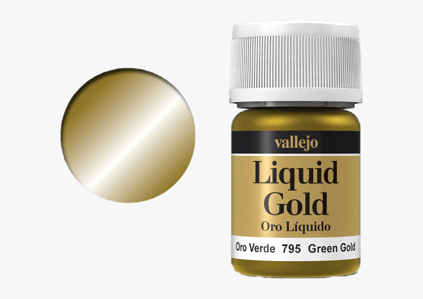 Cloudzoom - Vallejo Liquid Gold 792, HD Png Download