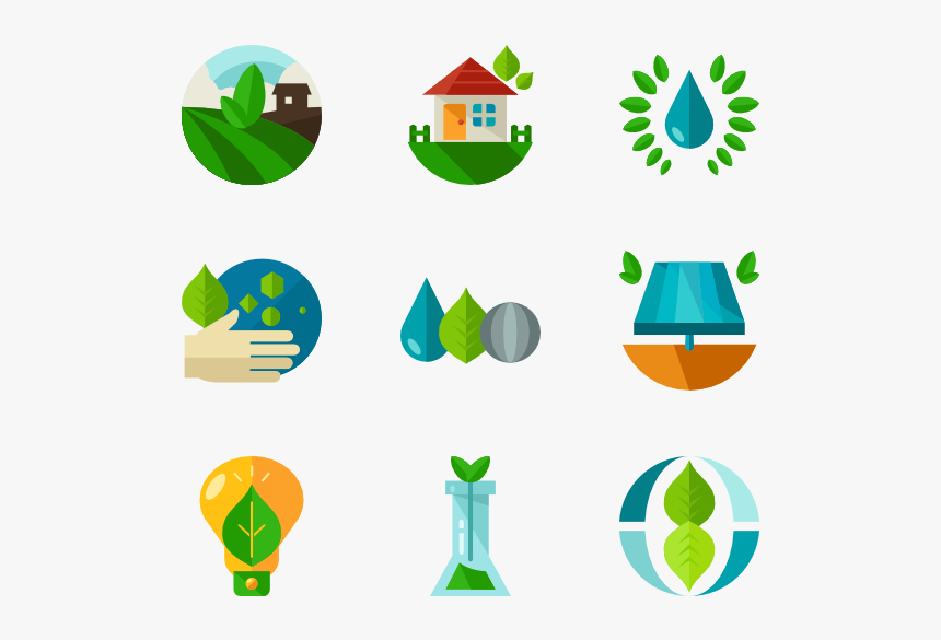 Iconos Eco Png, Transparent Png