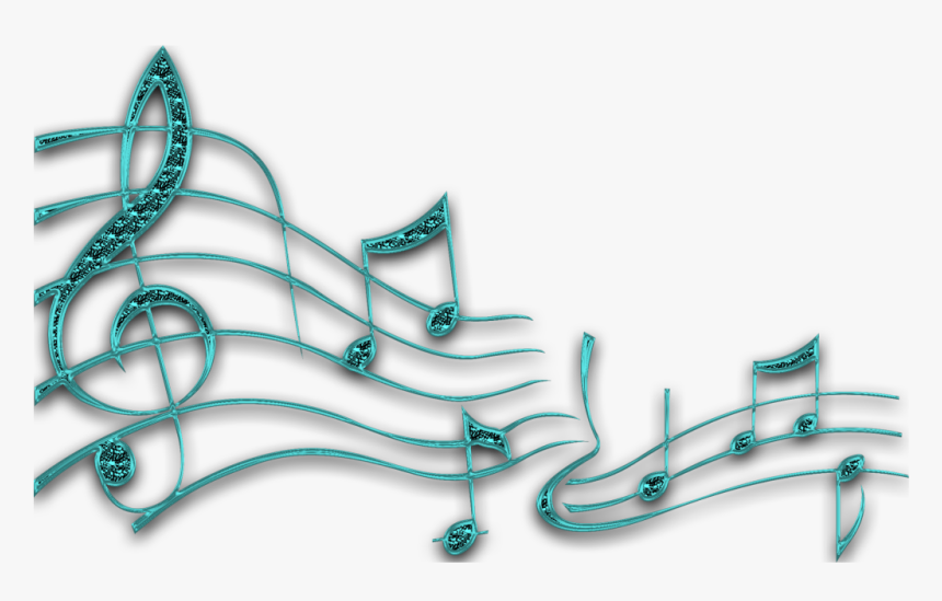 #mq #blue #notes #note #music - Hand Embroidery Music Note, HD Png Download
