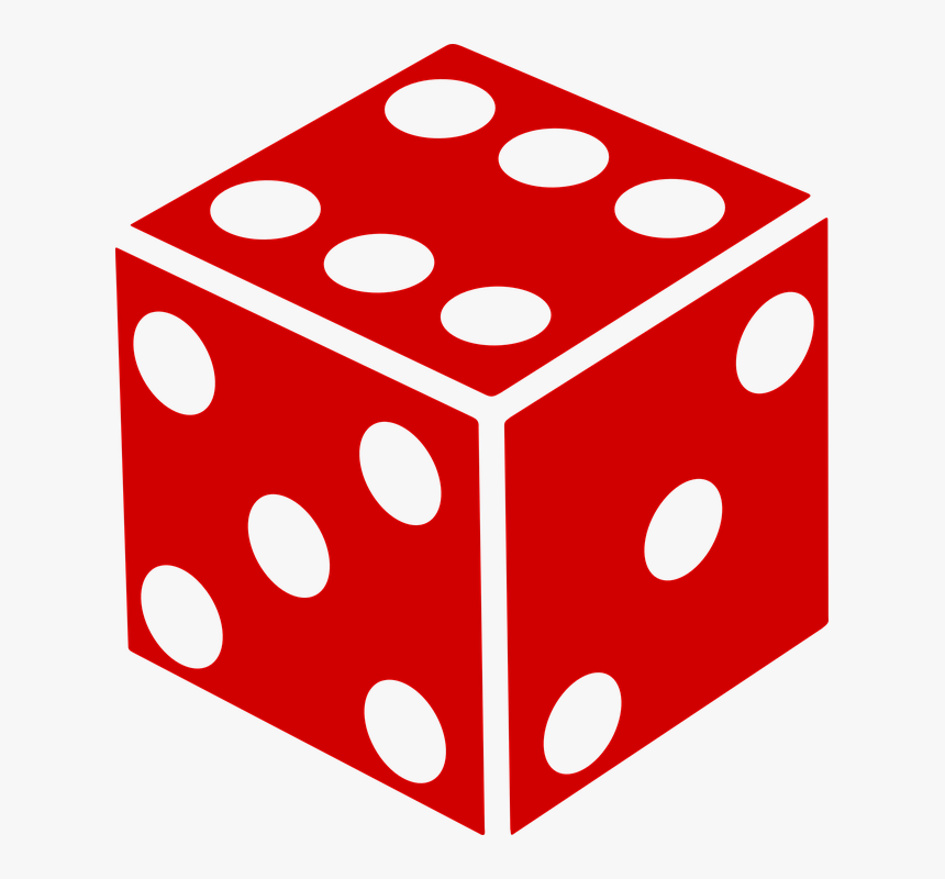 Dice Vector - 6 Sided Dice Png, Transparent Png