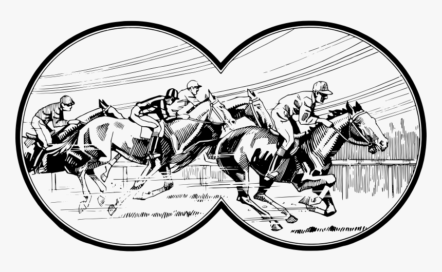 Clip Art Horse Racing, HD Png Download