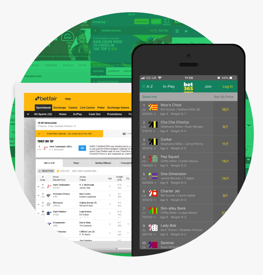 Intro Header Circle Image Horse Racing - Mobile Phone, HD Png Download