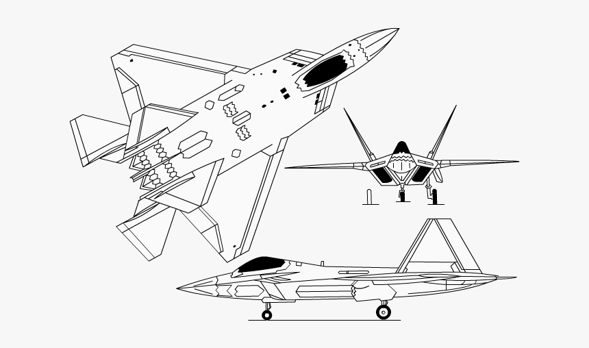 F 22 Raptor, HD Png Download