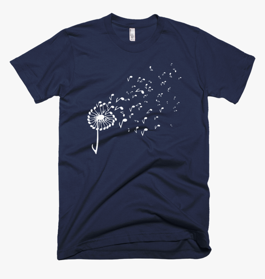 Dandelion Music Note T-shirt - T-shirt, HD Png Download