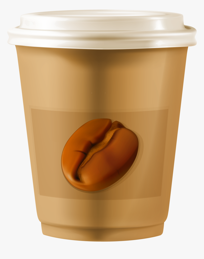 Brown Coffee Cup Png Clipart - Coffee Plastic Cups Png, Transparent Png