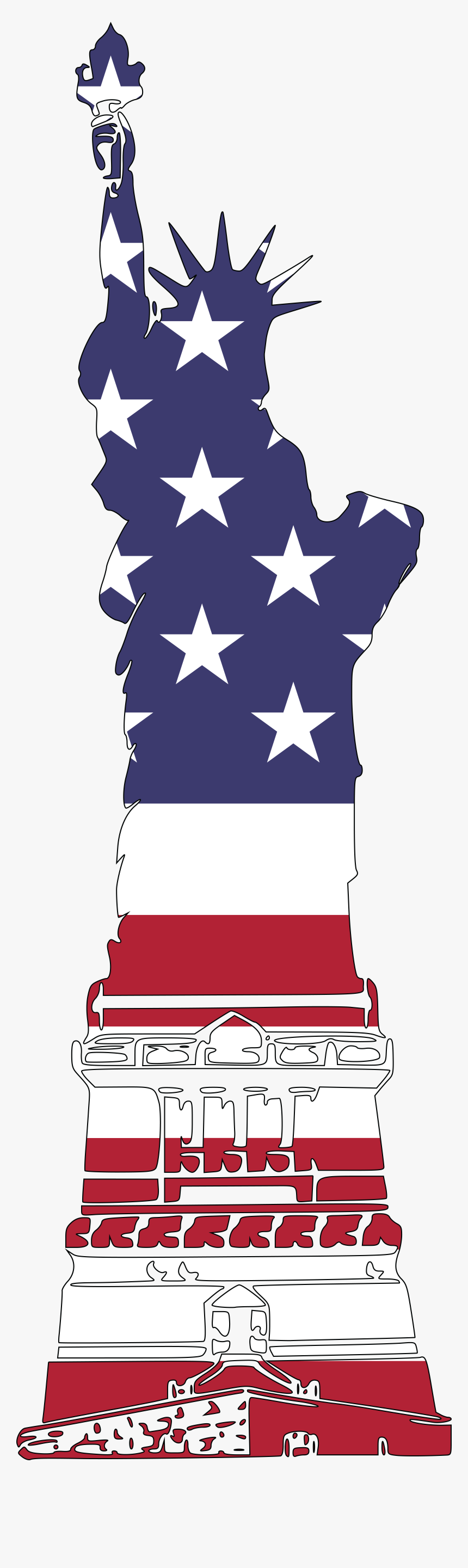 Transparent Statue Of Liberty Clipart - Statue Of Libert Clip Art, HD Png Download