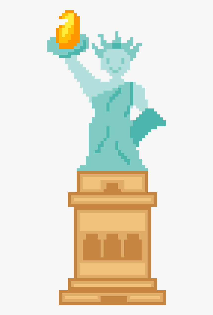 Statue Of Liberty - Cartoon, HD Png Download