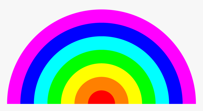 Transparent Orange Circle Png - Seven Colours Of The Rainbow, Png Download