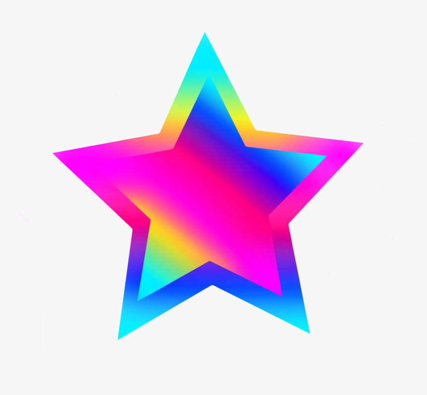 #freetoedit #stars #star #rainbow #png #colors #green - Stars Rainbow, Transparent Png