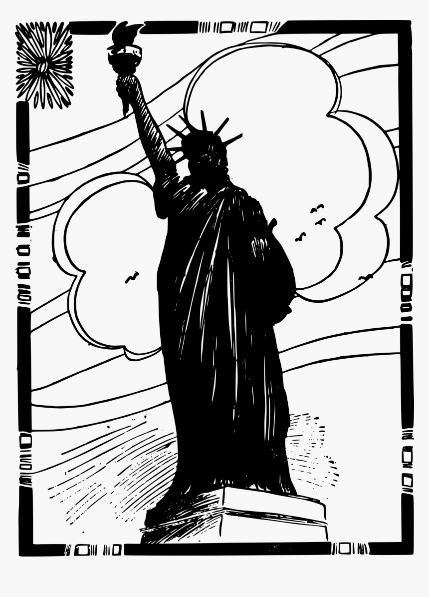 Statue Of Liberty - Illustration, HD Png Download