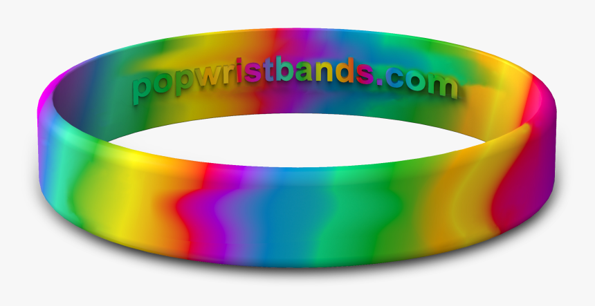 Rainbow Swirl Colors - Bangle, HD Png Download