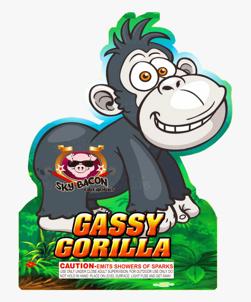 Gassy Gorilla Fireworks, HD Png Download