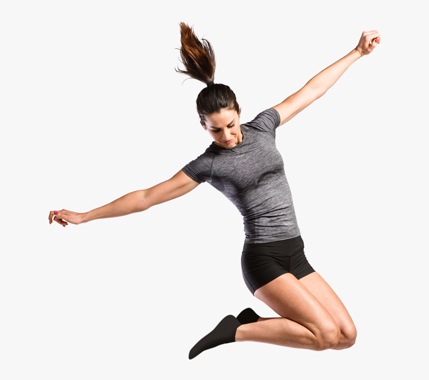 Jump Png Picture - Girls Jumping At Sky Zone, Transparent Png