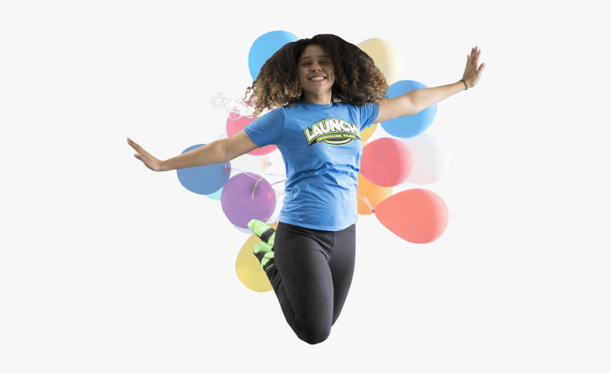 Jump Png File - Exciting Girl Jump Png, Transparent Png