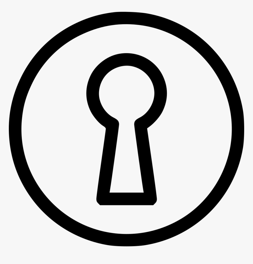 Access Door Key Open Comments - Facebook Icon Png Black, Transparent Png