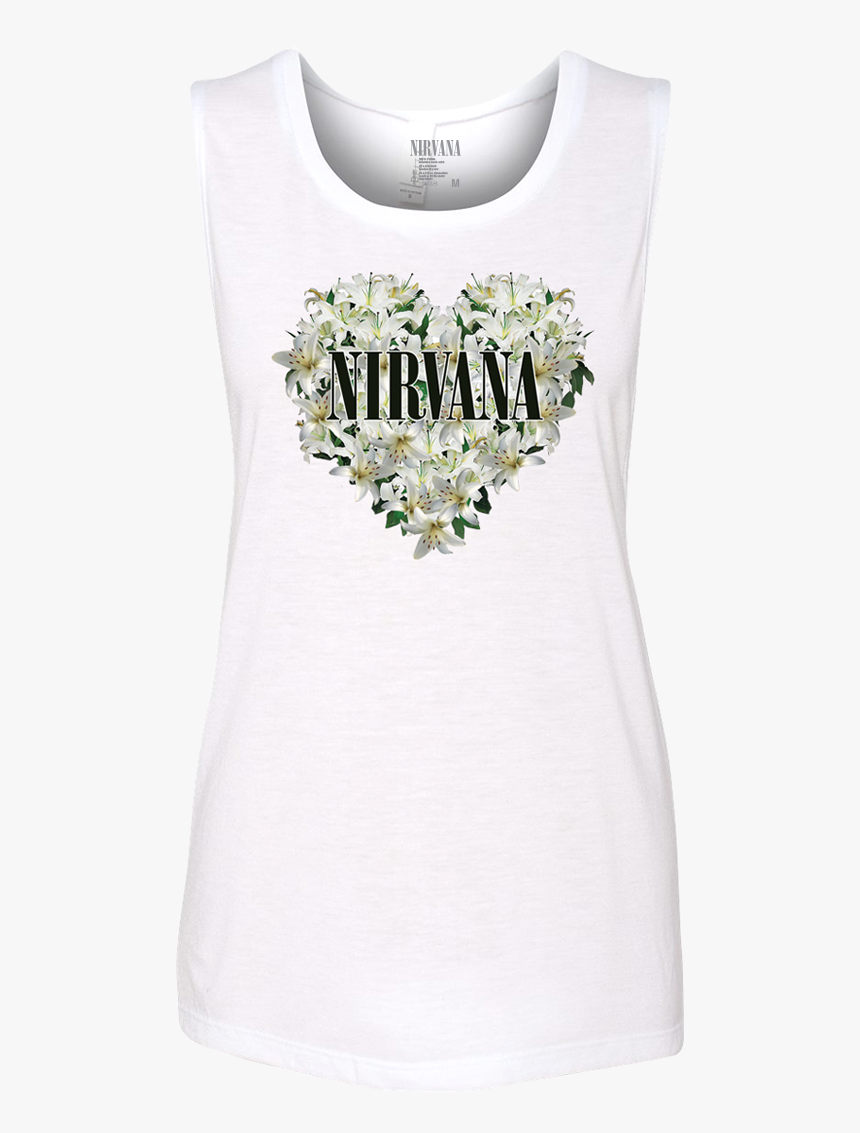 Women S Floral Heart Tank - Active Tank, HD Png Download
