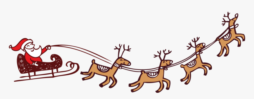 Papai Noel Treno Png, Transparent Png