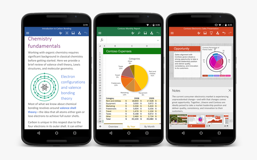 Microsoft Office Android, HD Png Download