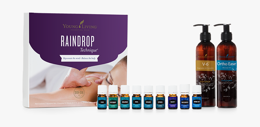 Raindrop Technique Young Living, HD Png Download