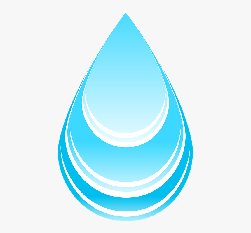 Gota De Lluvia, El Agua, Azul, Húmedo, Líquido - Regndråbe Png, Transparent Png