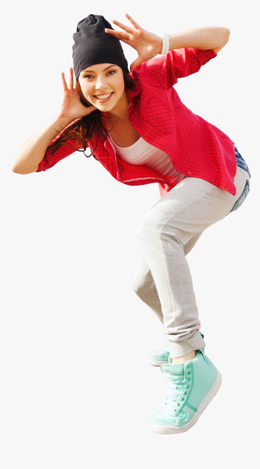 Transparent Kids Dance Clipart - Hip Hop Dance Girl Png, Png Download