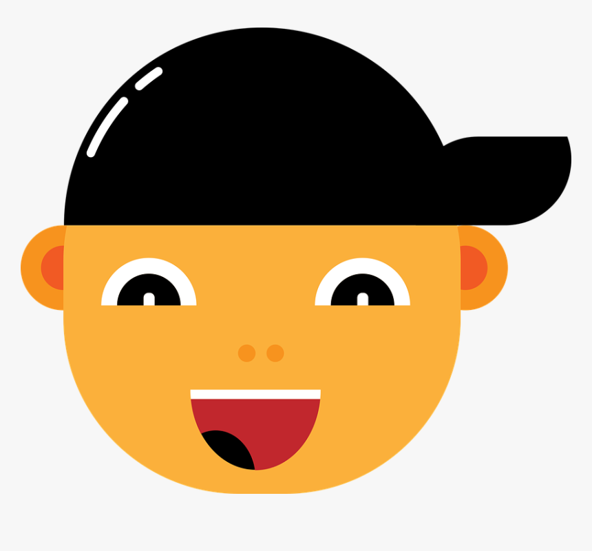 Boy, Face, Happy, Portrait, Child, Expression - Niño Cara Feliz, HD Png Download