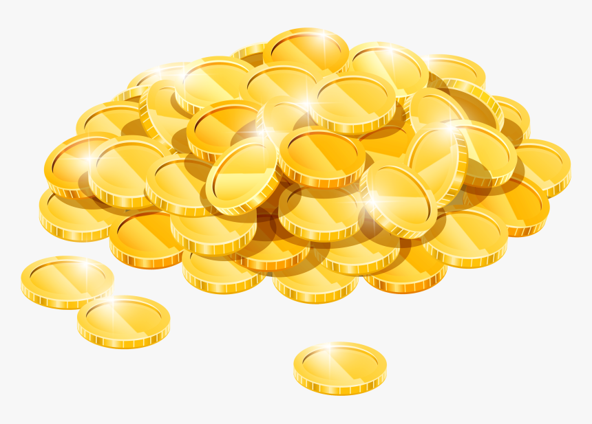 Gold Pile Png - Gold Coins Clip Art, Transparent Png