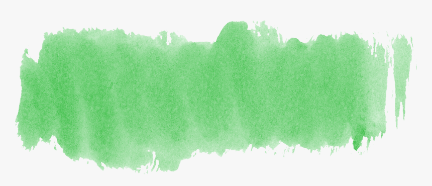 Number 5 Png Images Green - Watercolor Brush Stroke Png, Transparent Png