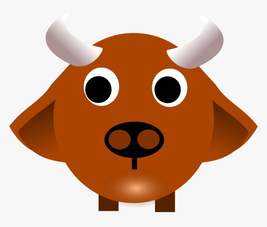 Head,carnivoran,cartoon - Ox, HD Png Download